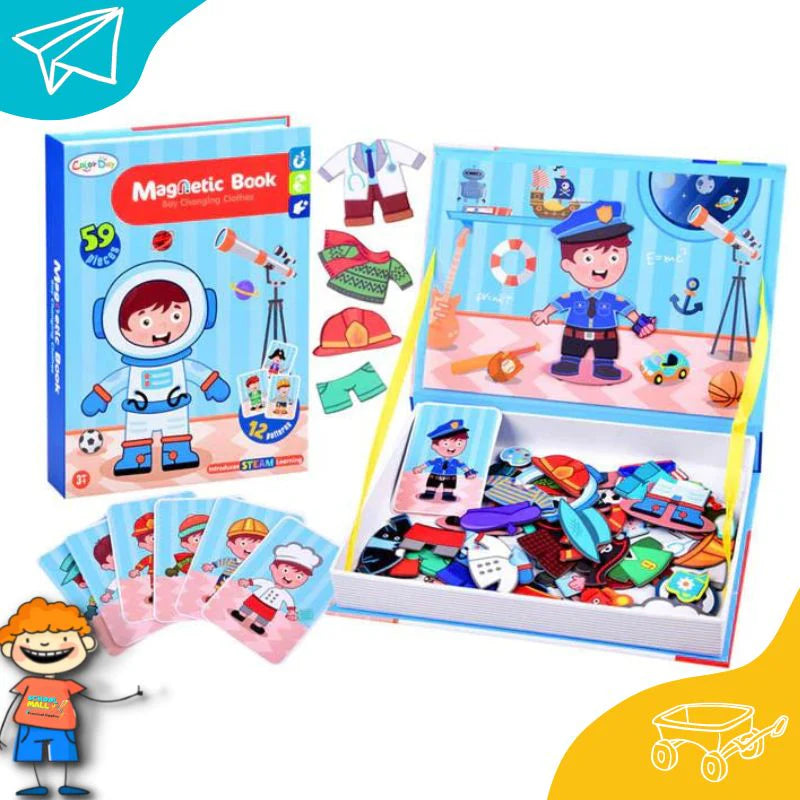 59pcs Magnetic Book For Kids - Baby Cloth Changing – JustForKids