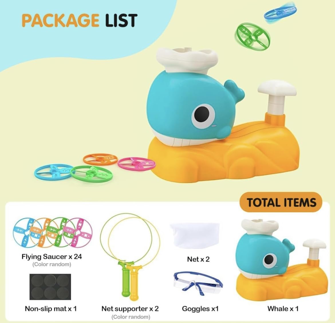 Whole flying Disc Toy