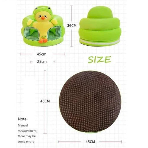 Baby Seat Baby Sit up Chair Cartoon Animals Plush Sofa Seat Toddler