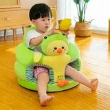 Baby Seat Baby Sit up Chair Cartoon Animals Plush Sofa Seat Toddler